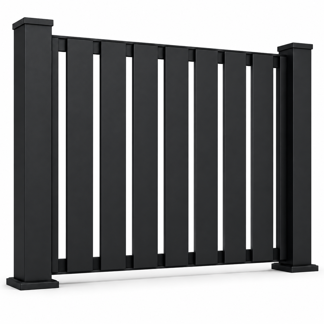 Verra Vertical 80mm Aluminium Batten Fencing | Modern Architectural Fencing UK
