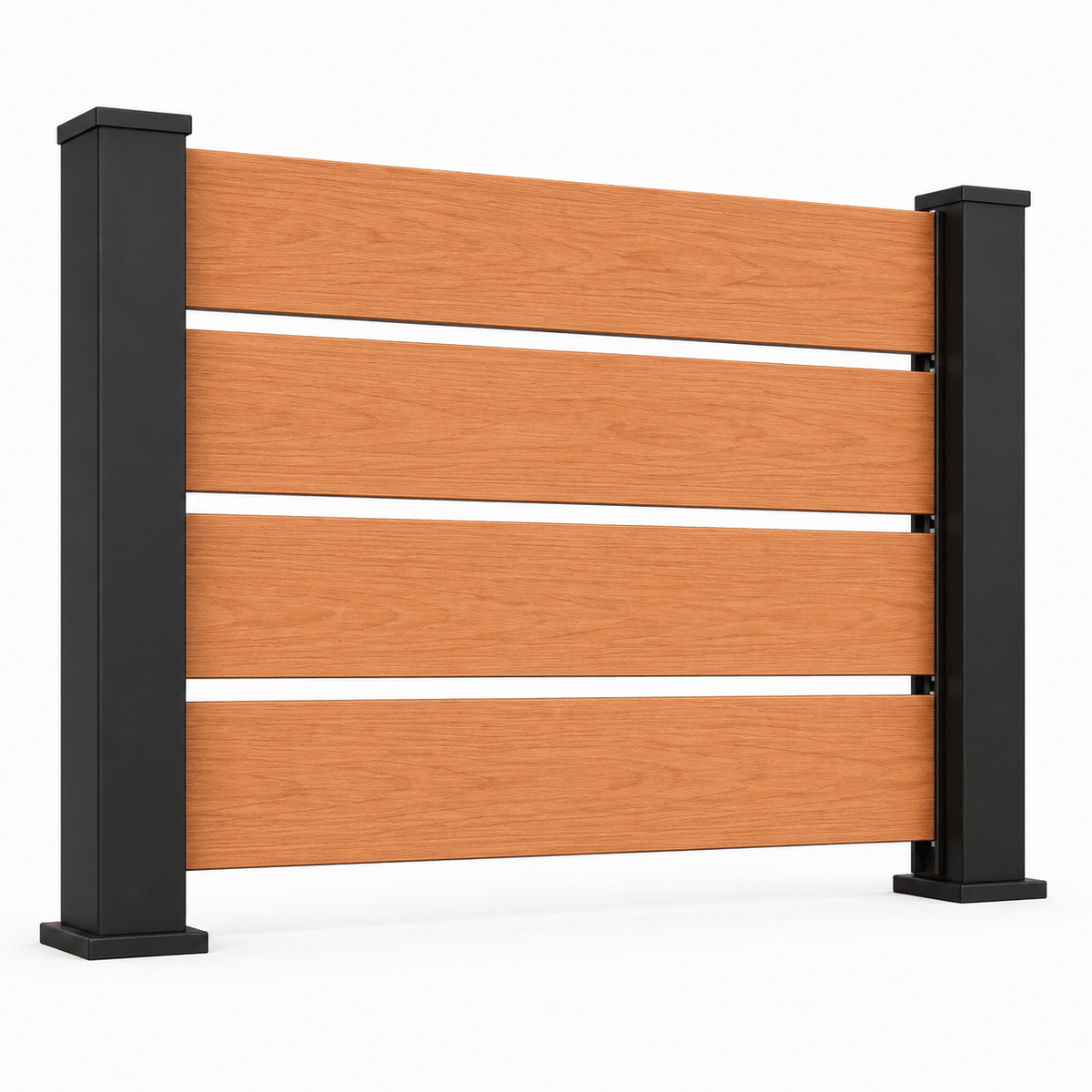 VERRA 100 Contemporary Fencing | Horizontal 100mm Aluminium Slat Fencing | Modern Architectural Fencing UK - Verra Outdoors
