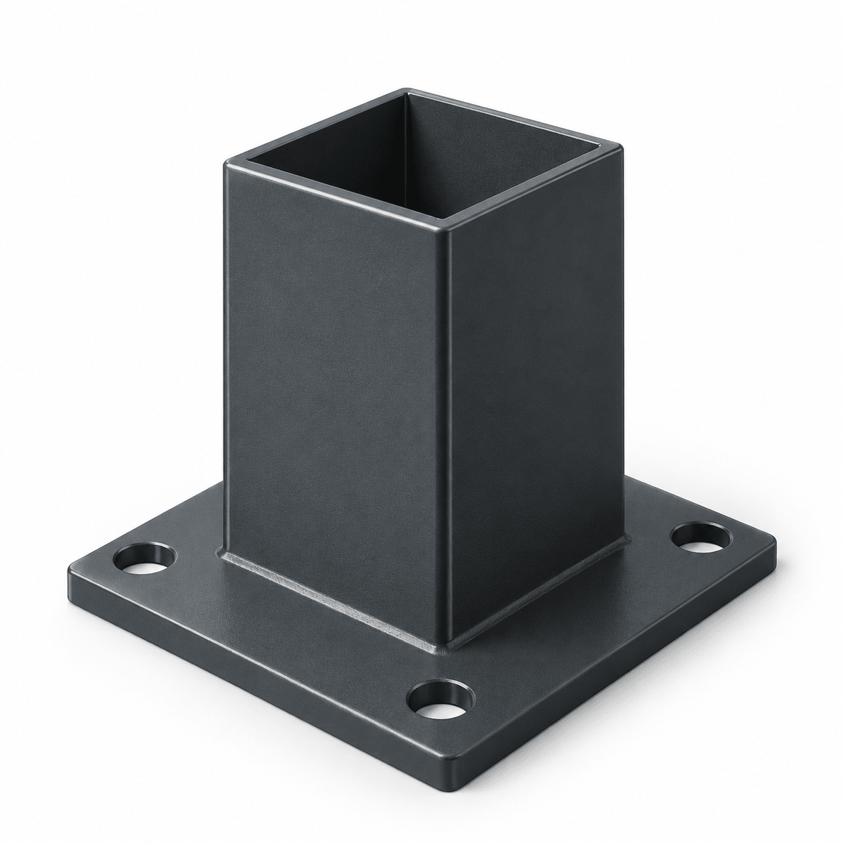VERRA Surface-Mount Base Plate | Aluminium Fence Post Base Plate - Verra Outdoors