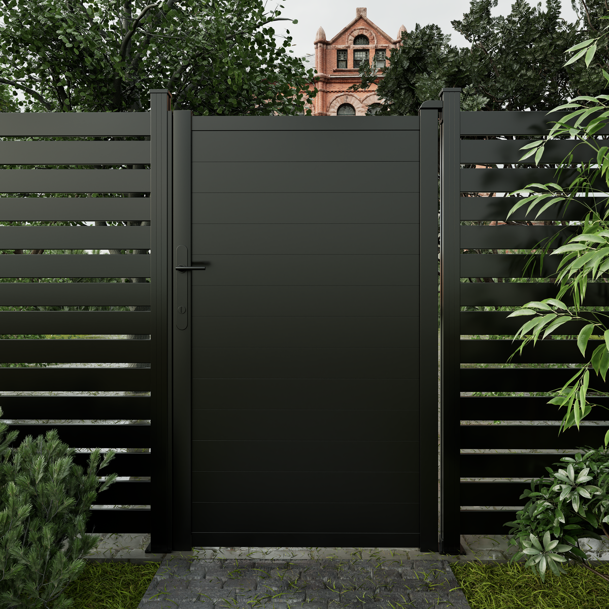 Verra Aluminium Single Gate | Full Privacy Architectural Gate
