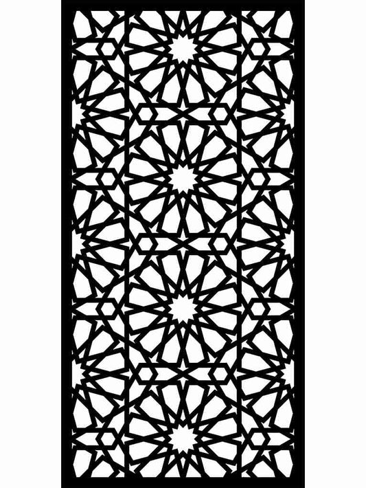 Verra Aluminium Decorative Privacy Screen | Geometric Star