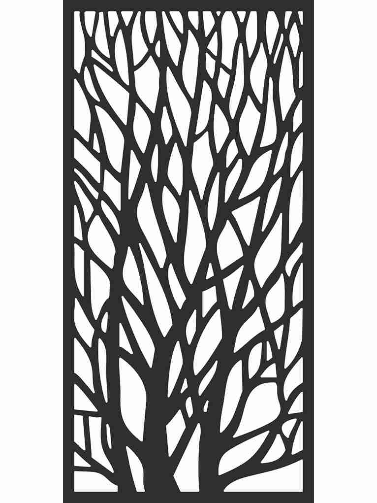 Verra Aluminium Decorative Privacy Screen | Branch