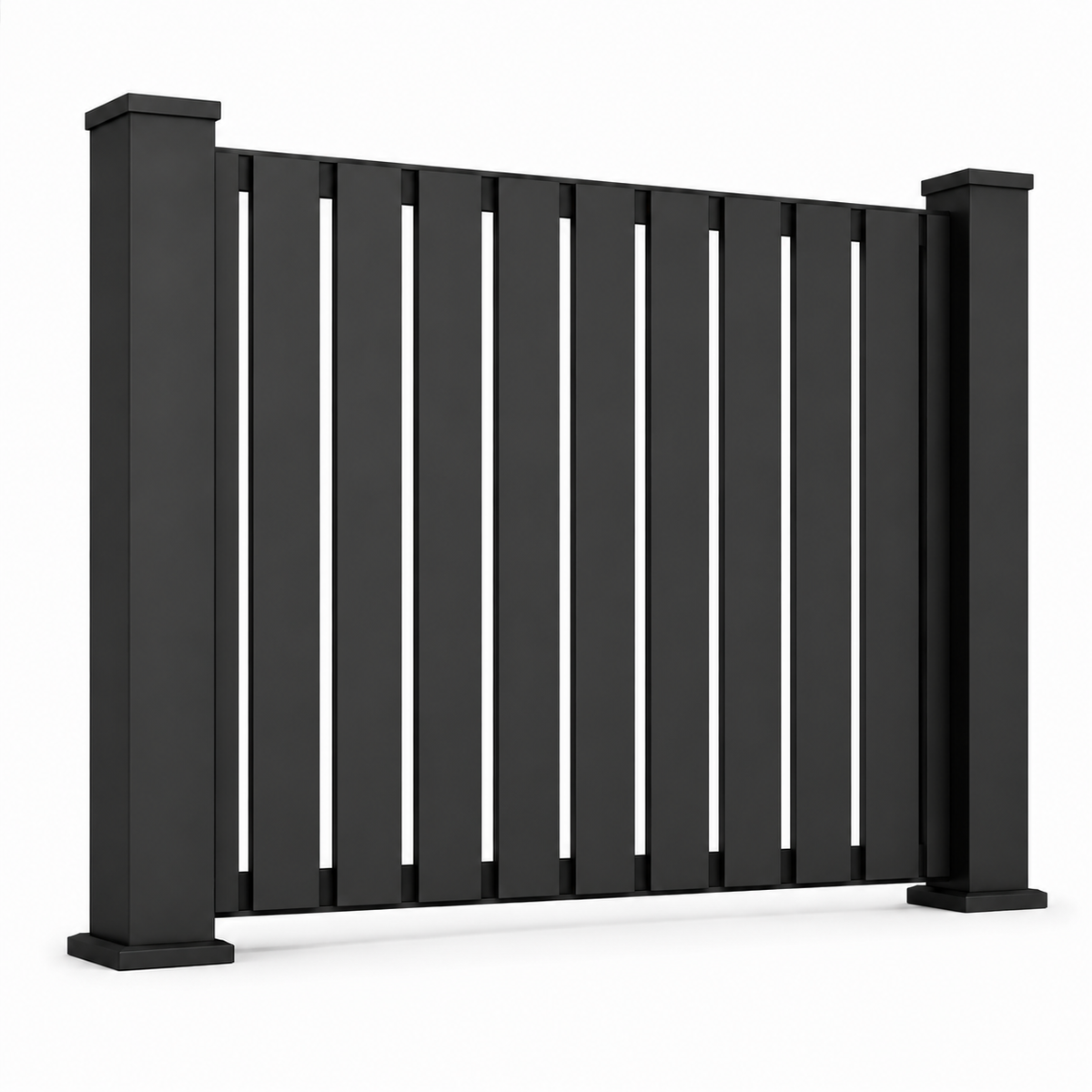 Verra Vertical 80mm Aluminium Batten Fencing | Modern Architectural Fencing UK