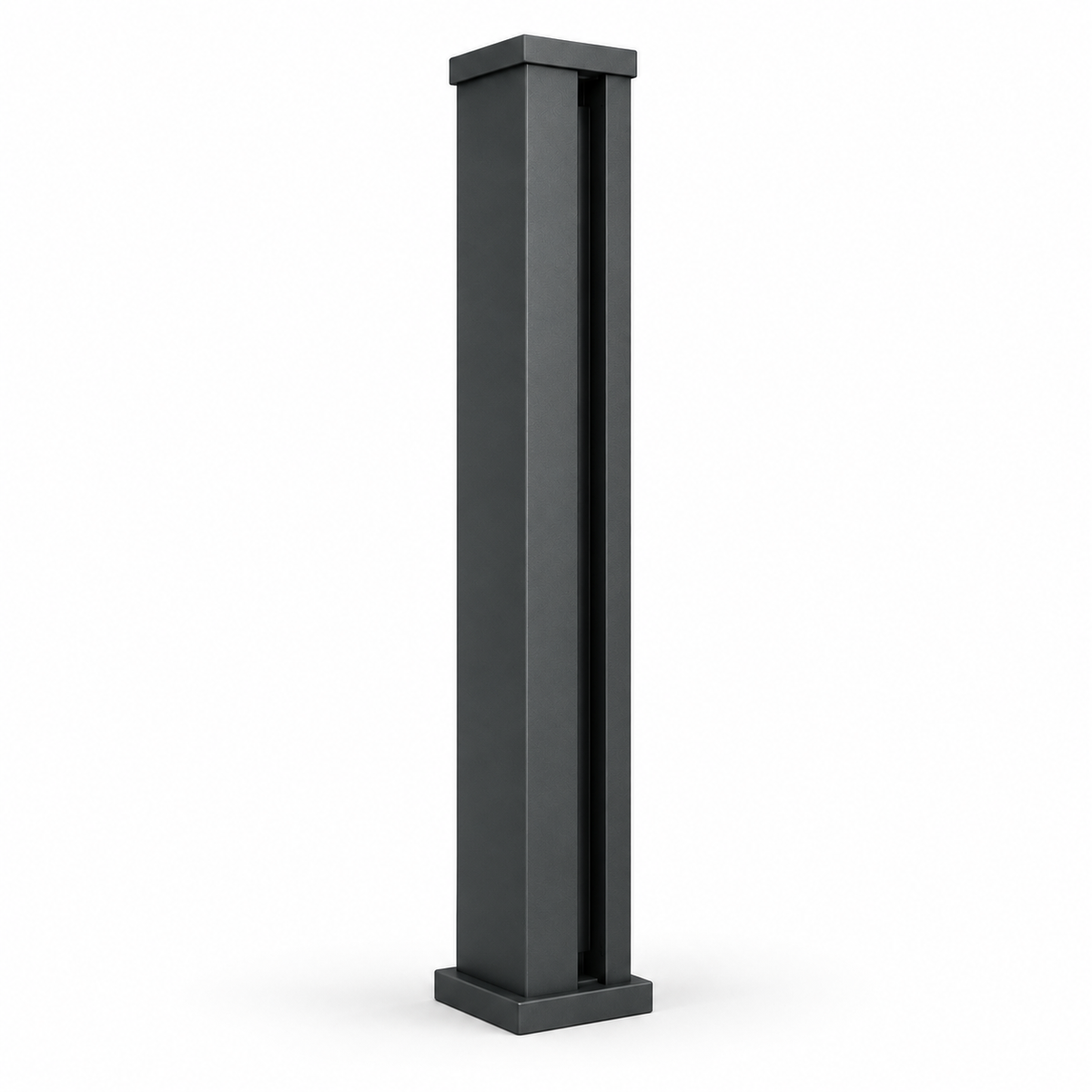 Verra Slotted  Aluminium Post | 80x 80mm | 20.6mm slat channel