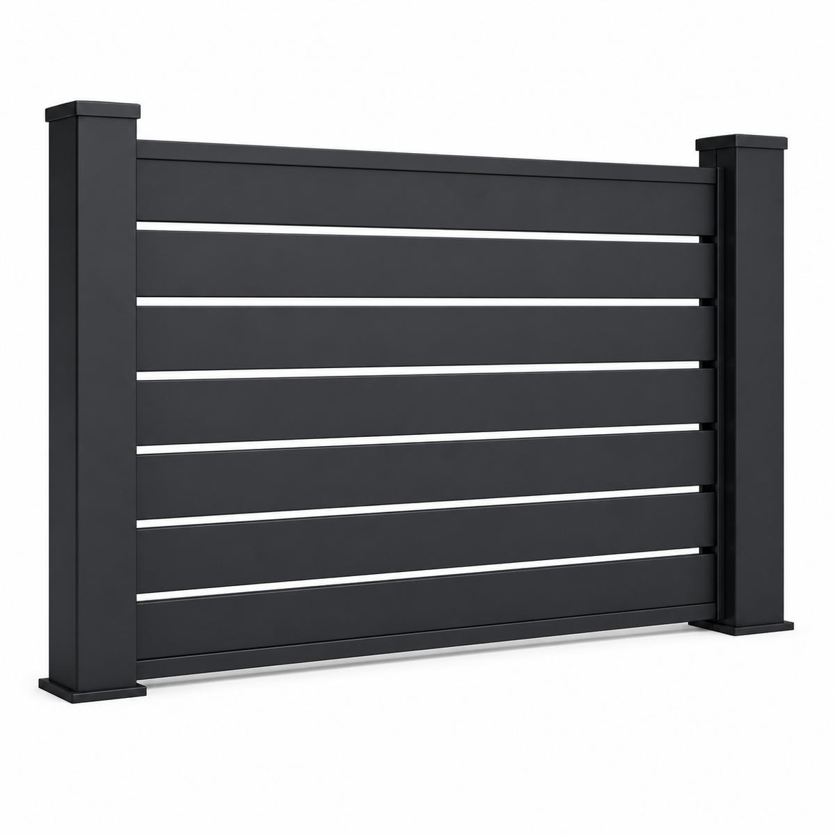 Verra Horizon™ 55 Aluminum Slat Fencing | Modern Architectural Fencing UK