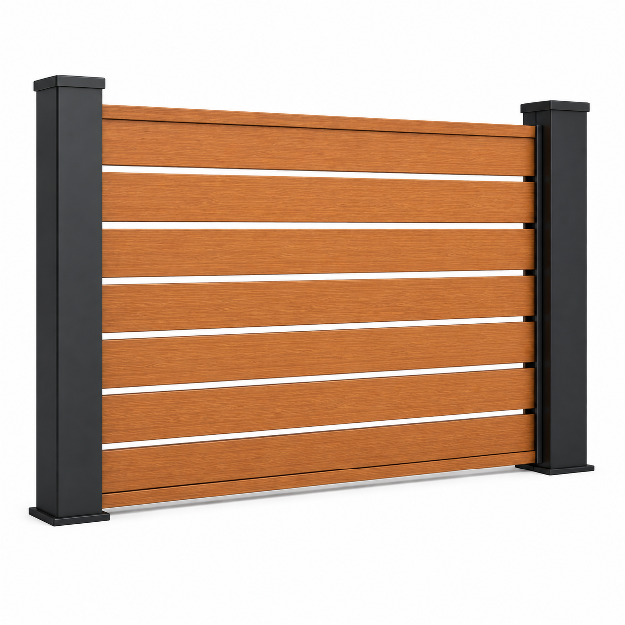 Verra Horizon™ 55 Aluminum Slat Fencing | Modern Architectural Fencing UK