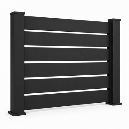 Verra Horizon™ 80 Aluminium Slat Fencing | Modern Architectural Fencing UK