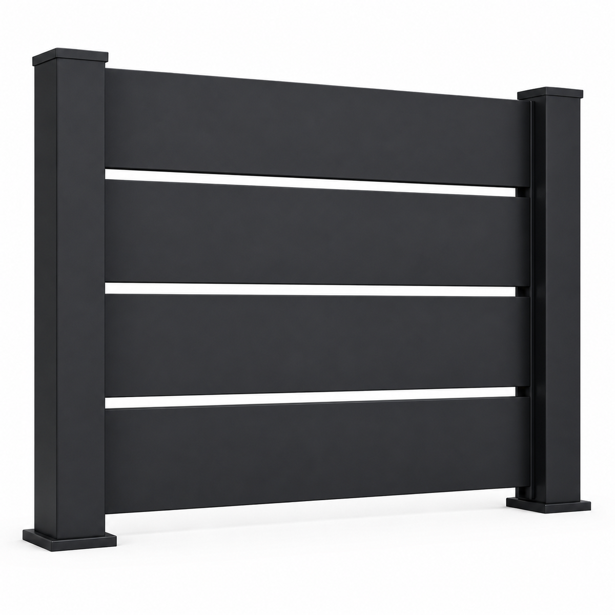 Verra Horizon™ 100mm Aluminium Slat Fencing | Modern Architectural Fencing UK