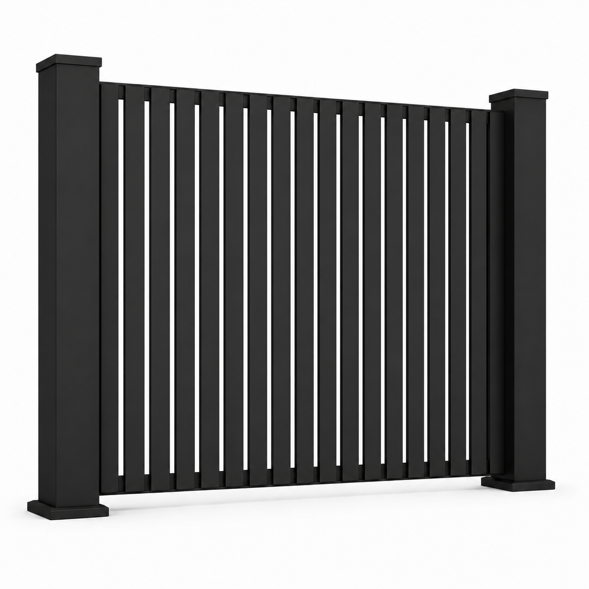 Verra Vertical 65mm Aluminium Batten Fencing | Modern Architectural Fencing UK