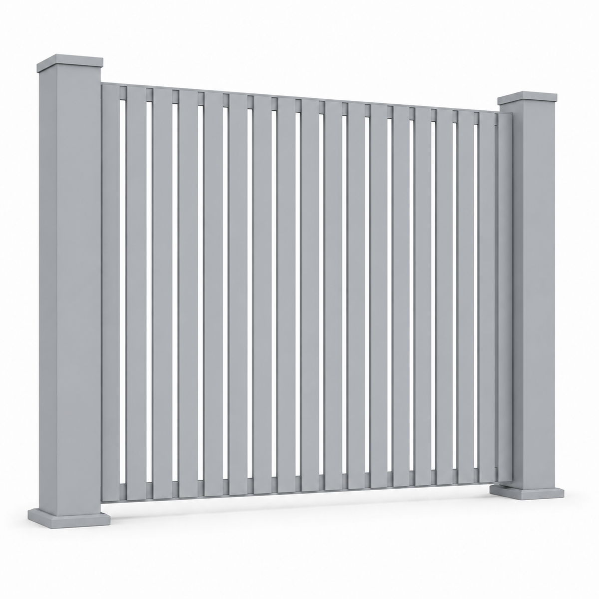 Verra Vertical 65mm Aluminium Batten Fencing | Modern Architectural Fencing UK