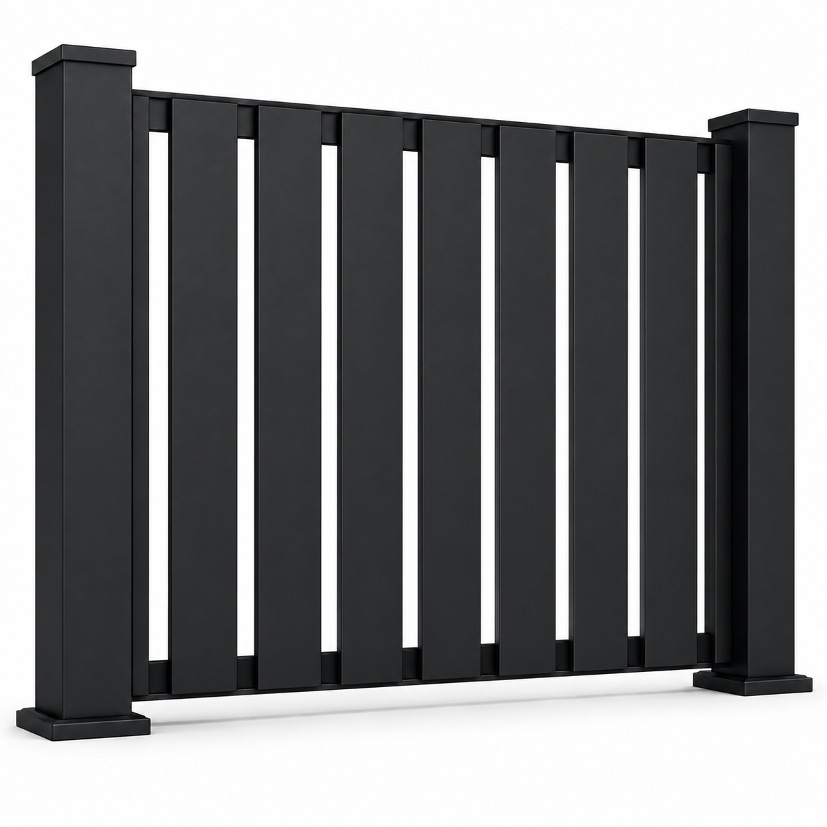 Verra Vertical 80mm Aluminium Batten Fencing | Modern Architectural Fencing UK