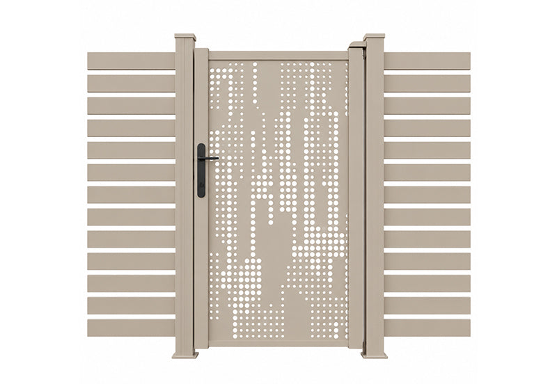 Verra Aluminium Single Gate | Decorative Privacy