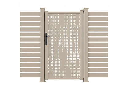 Verra Aluminium Single Gate | Decorative Privacy