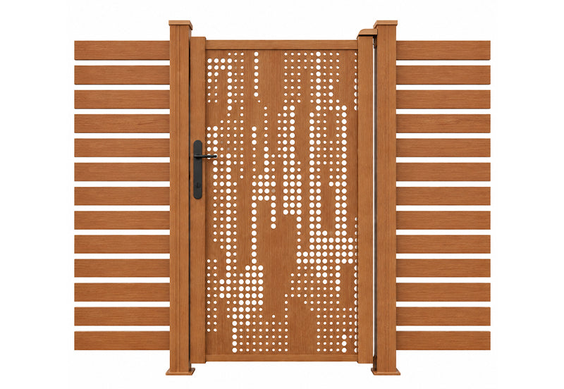 Verra Aluminium Single Gate | Decorative Privacy