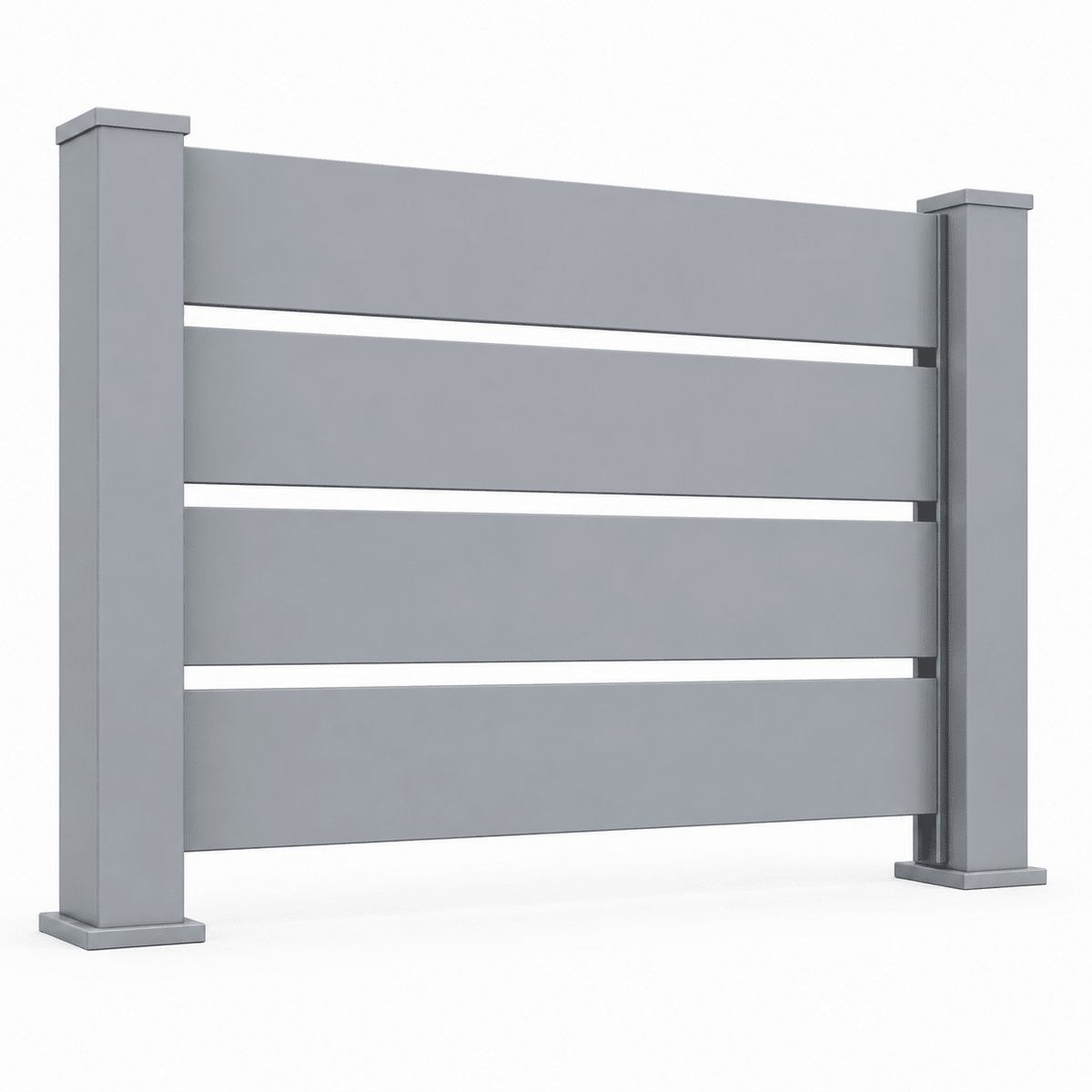 VERRA 100 Contemporary Fencing | Horizontal 100mm Aluminium Slat Fencing | Modern Architectural Fencing UK - Verra Outdoors