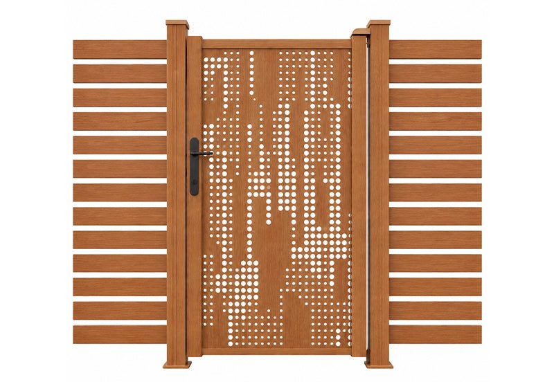 Verra Aluminium Single Gate | Decorative Privacy - Verra Outdoors