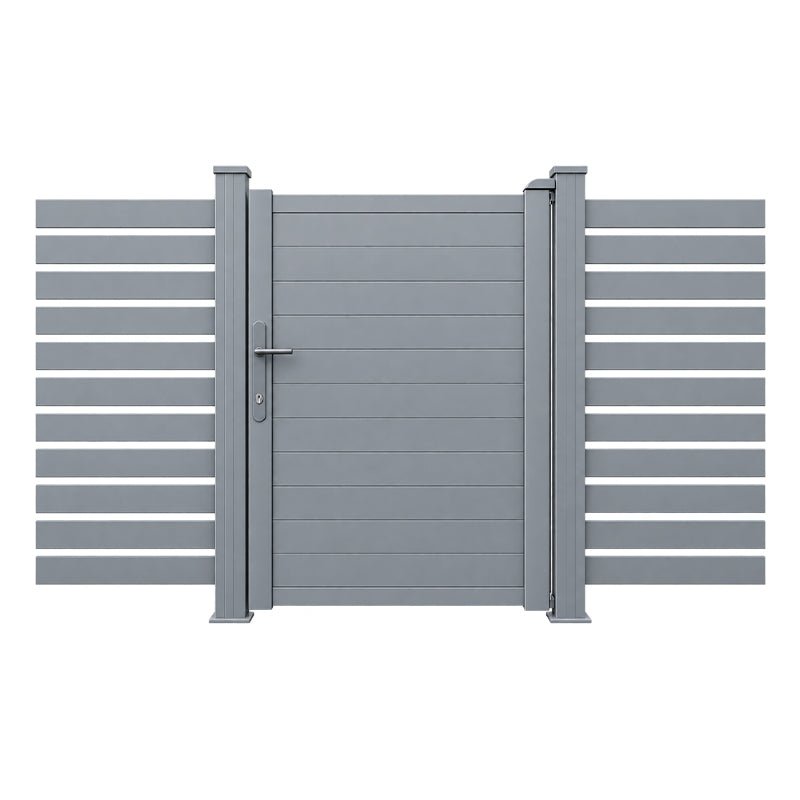 Verra Aluminium Single Gate | Full Privacy Architectural Gate - Verra Outdoors