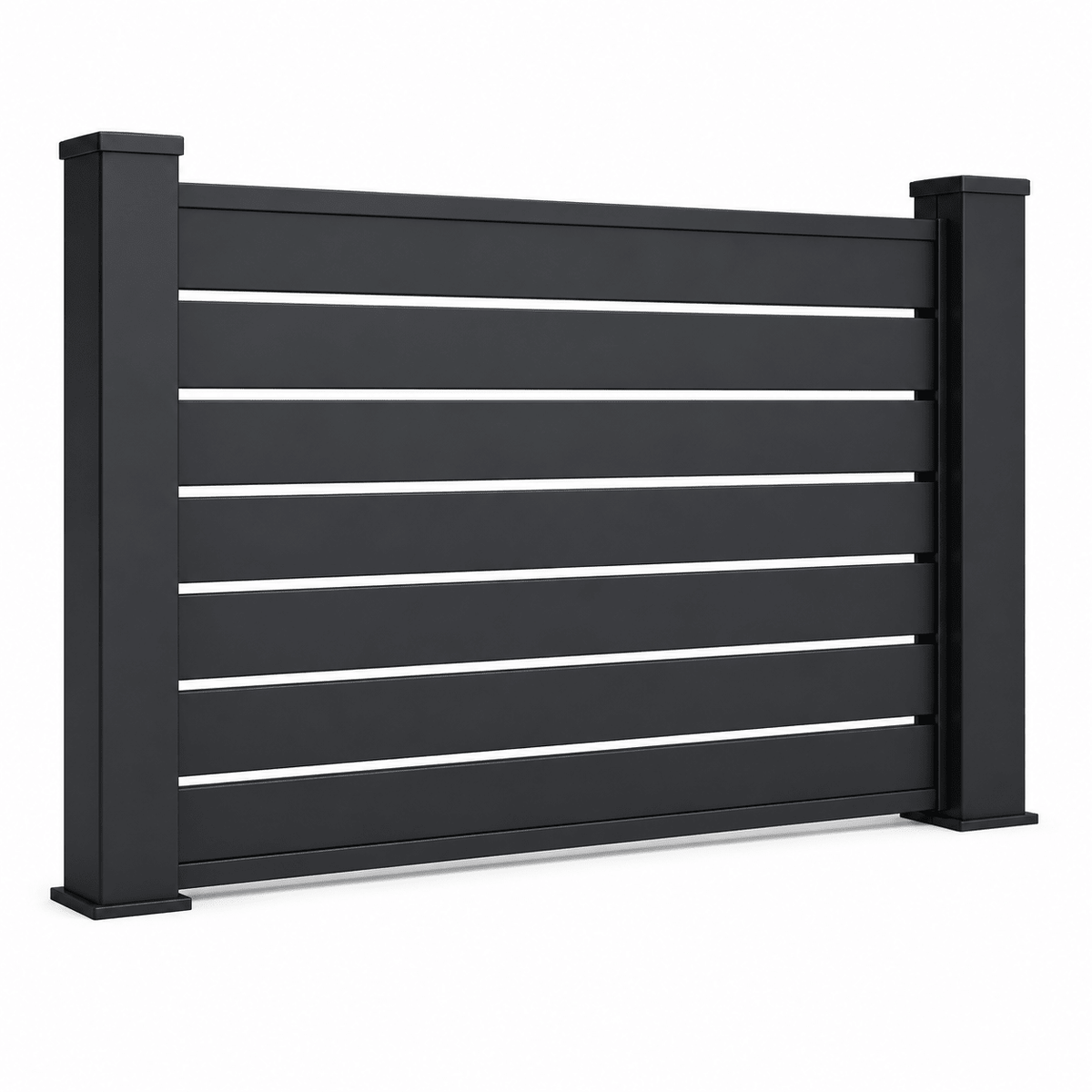 Verra Horizon™ 55 Aluminum | Horizontal Slat Fencing | Modern Architectural Fencing UK - Verra Outdoors