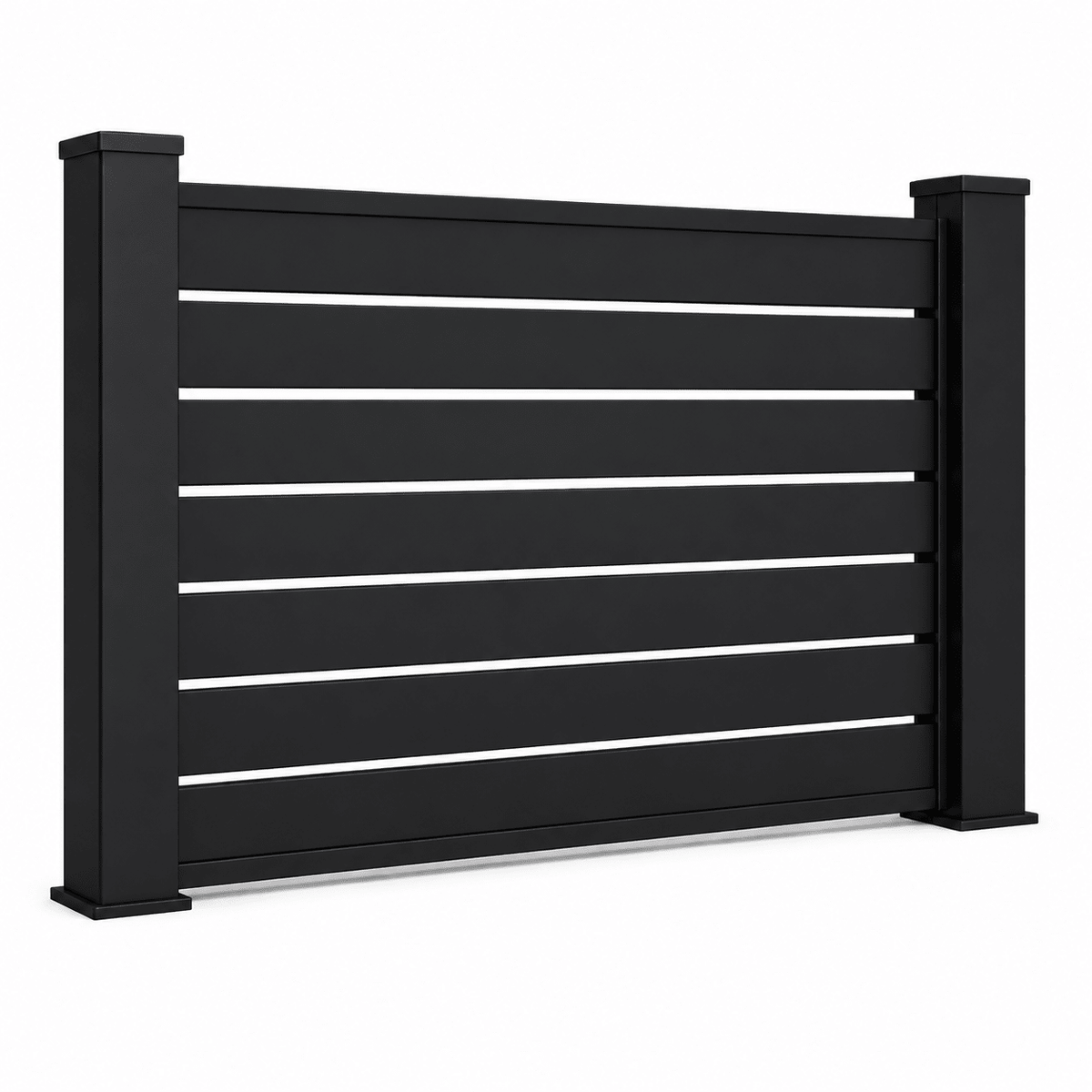 Verra Horizon™ 55 Aluminum | Horizontal Slat Fencing | Modern Architectural Fencing UK - Verra Outdoors