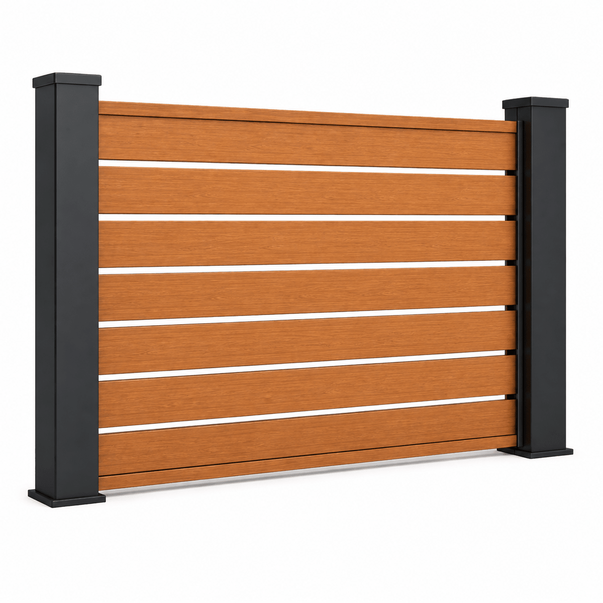 Verra Horizon™ 55 Aluminum | Horizontal Slat Fencing | Modern Architectural Fencing UK - Verra Outdoors