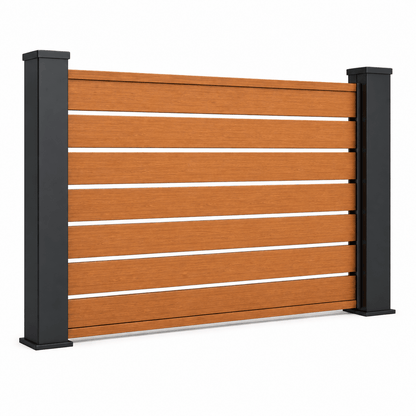 Verra Horizon™ 55 Aluminum | Horizontal Slat Fencing | Modern Architectural Fencing UK - Verra Outdoors